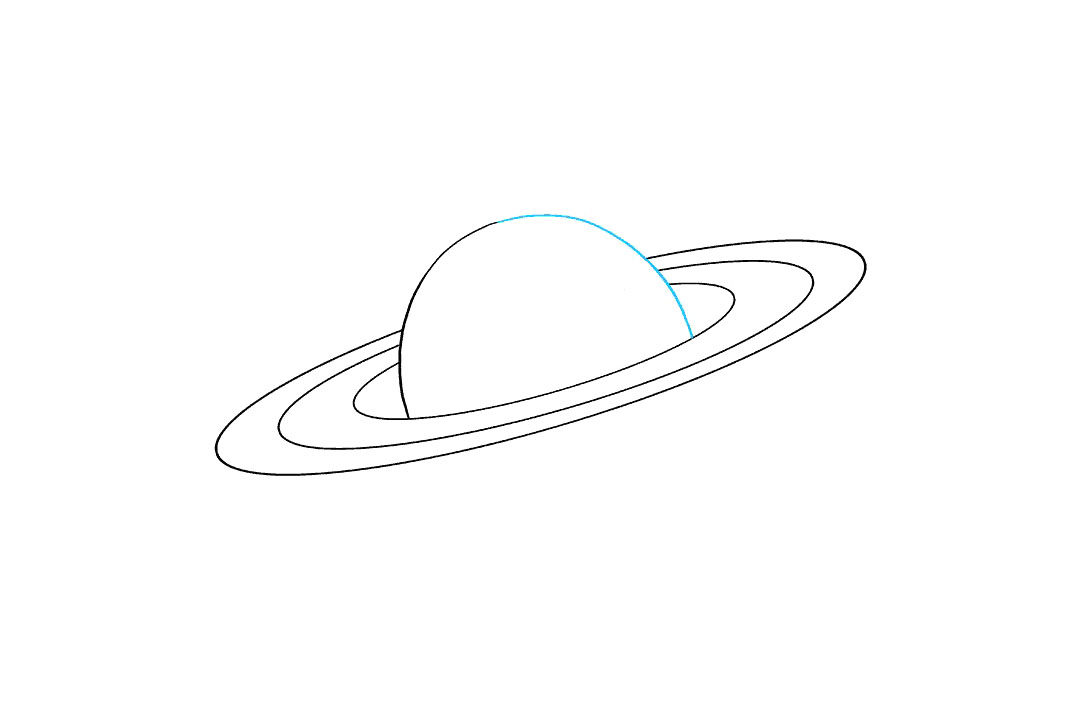 土星怎么画