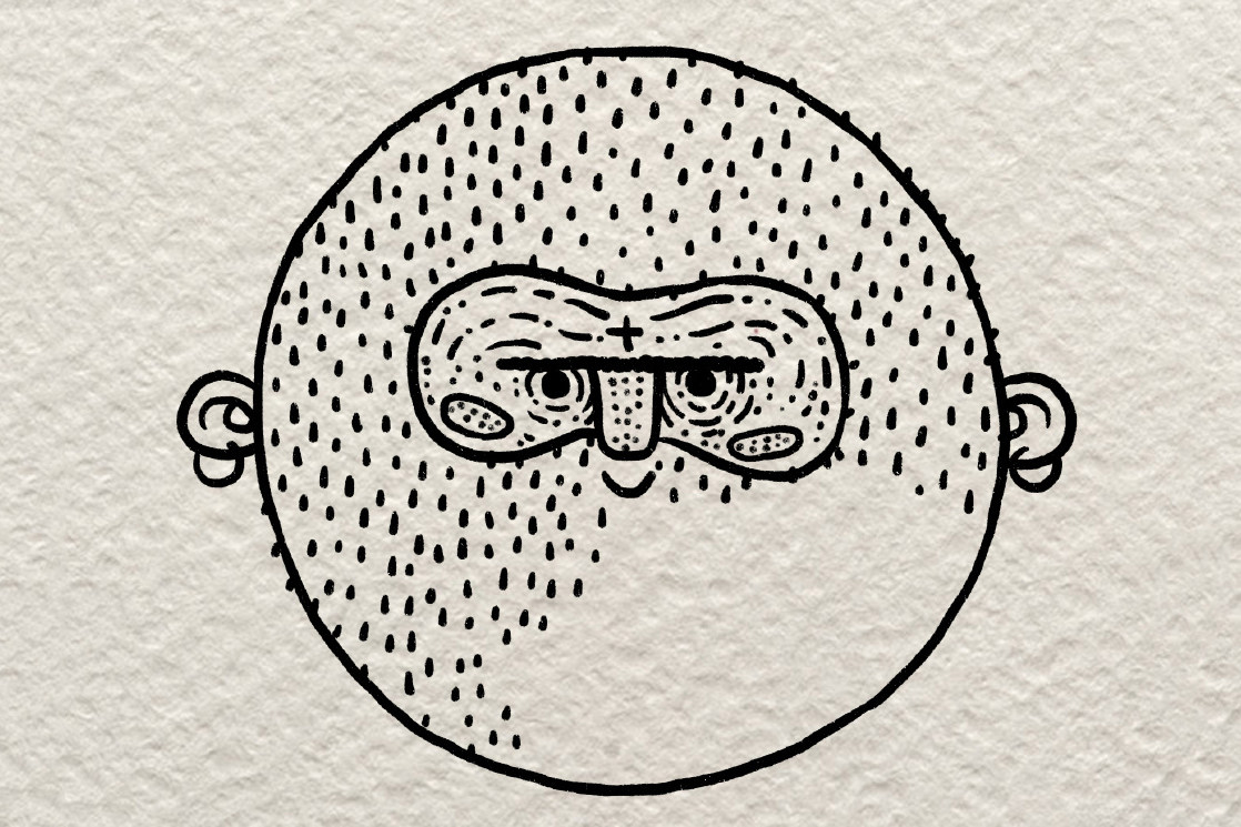 超简单维京风人物头像简笔画画法