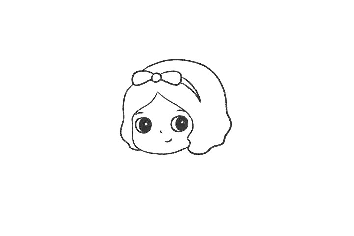 白雪公主怎么画