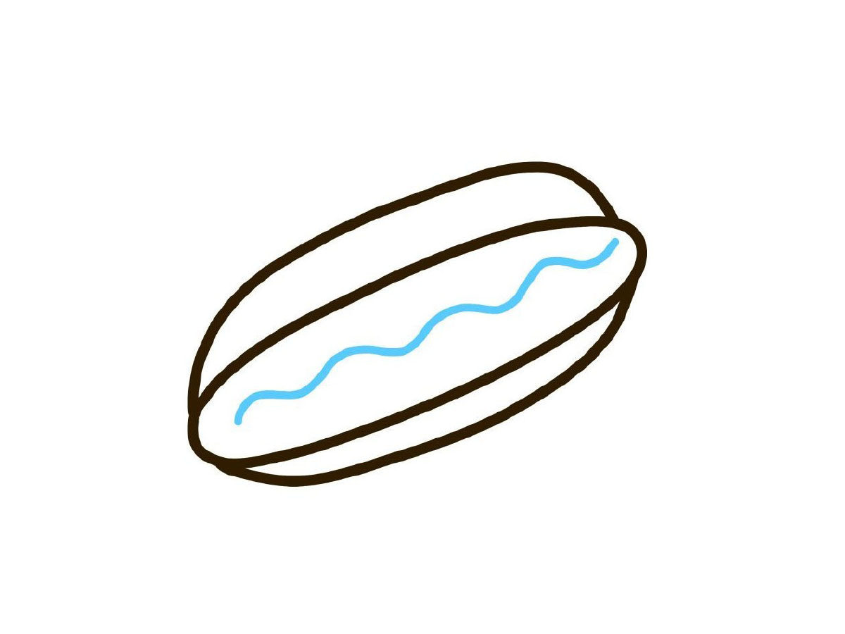 超好吃的美式热狗简笔画教程
