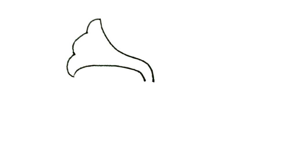 留声机简笔画画法步骤