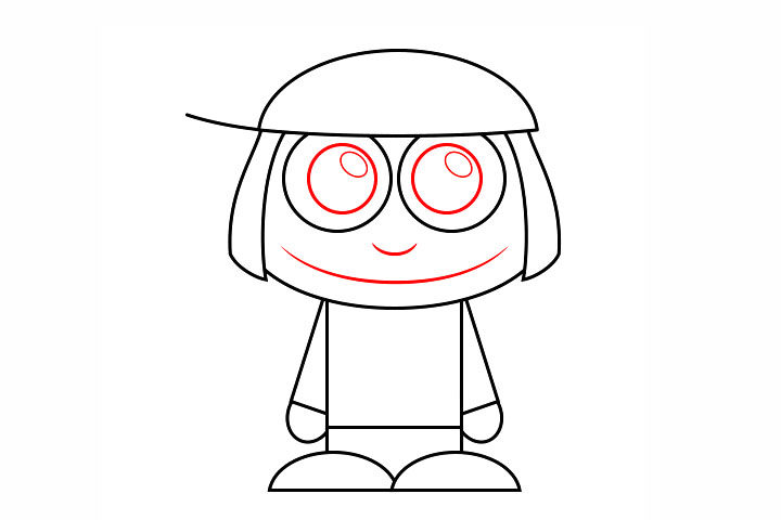 简单易画的小孩子简笔画