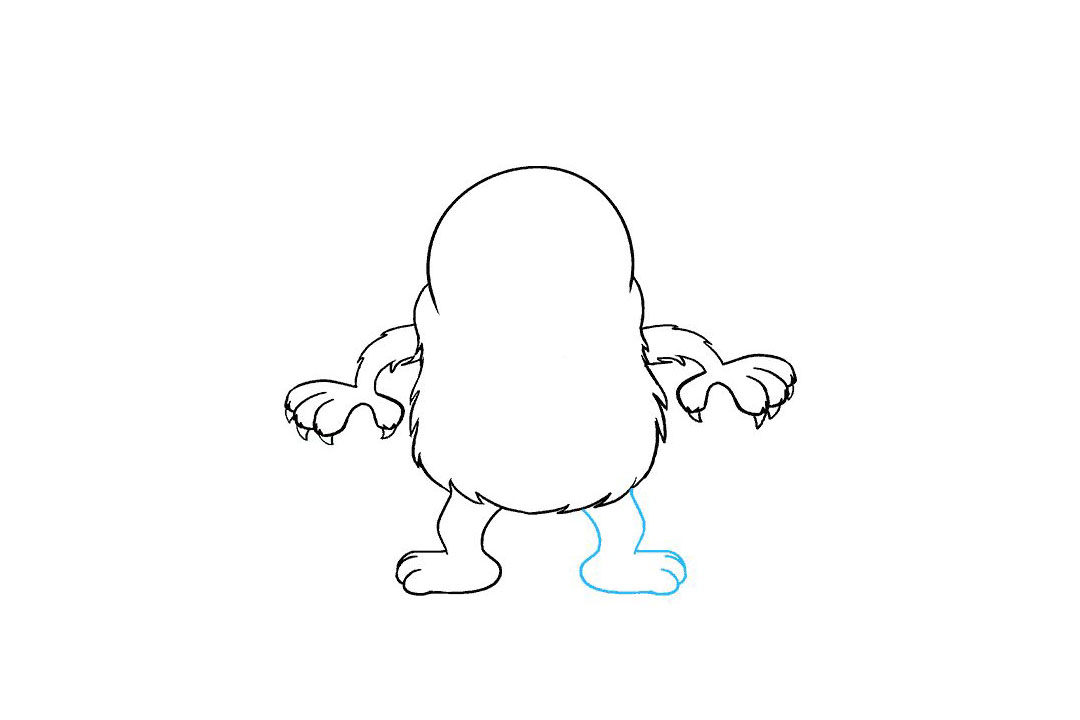如何画卡通怪兽简笔画