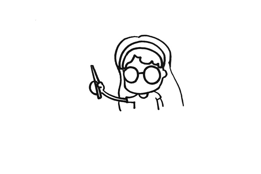 简单的教师节简笔画教程