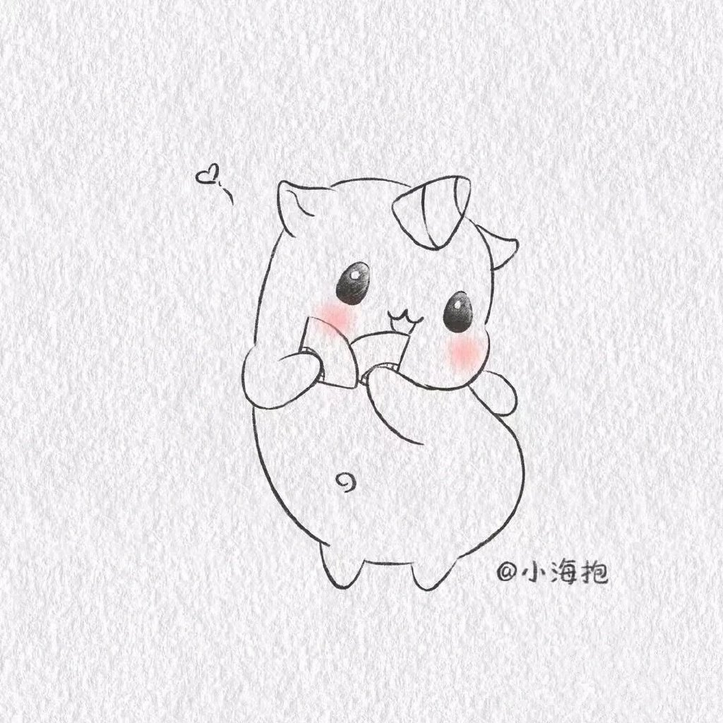 可爱卡通人物头像简笔画图片