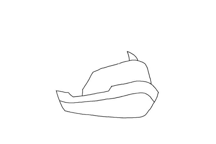 轮船简笔画画法教程