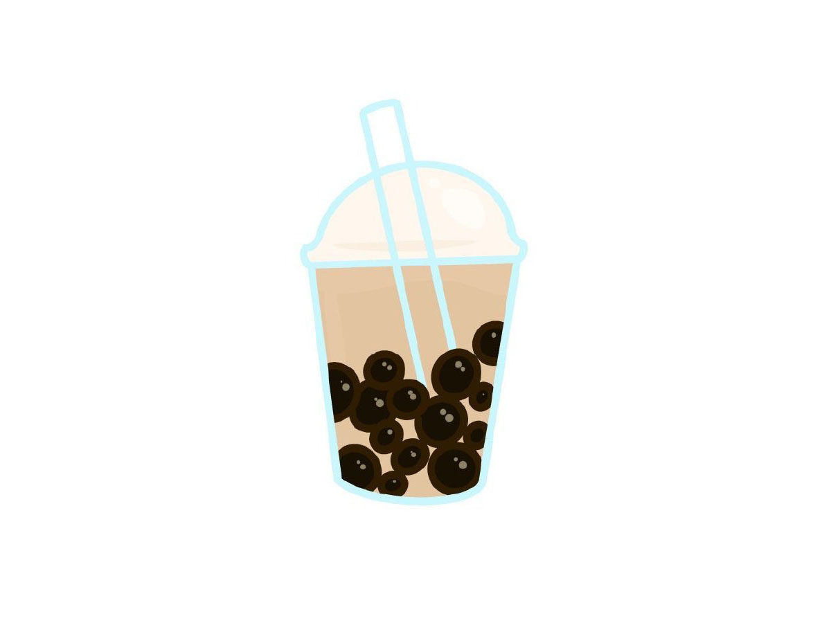 可爱的奶茶简笔画画法步骤