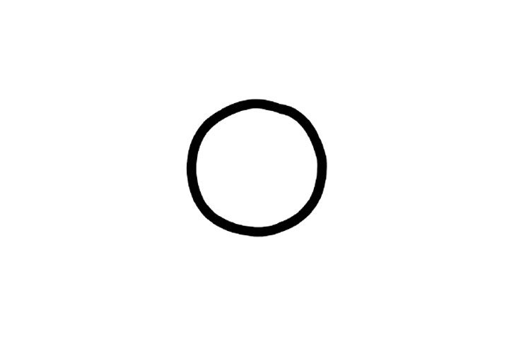 卡通橘子简笔画画法步骤