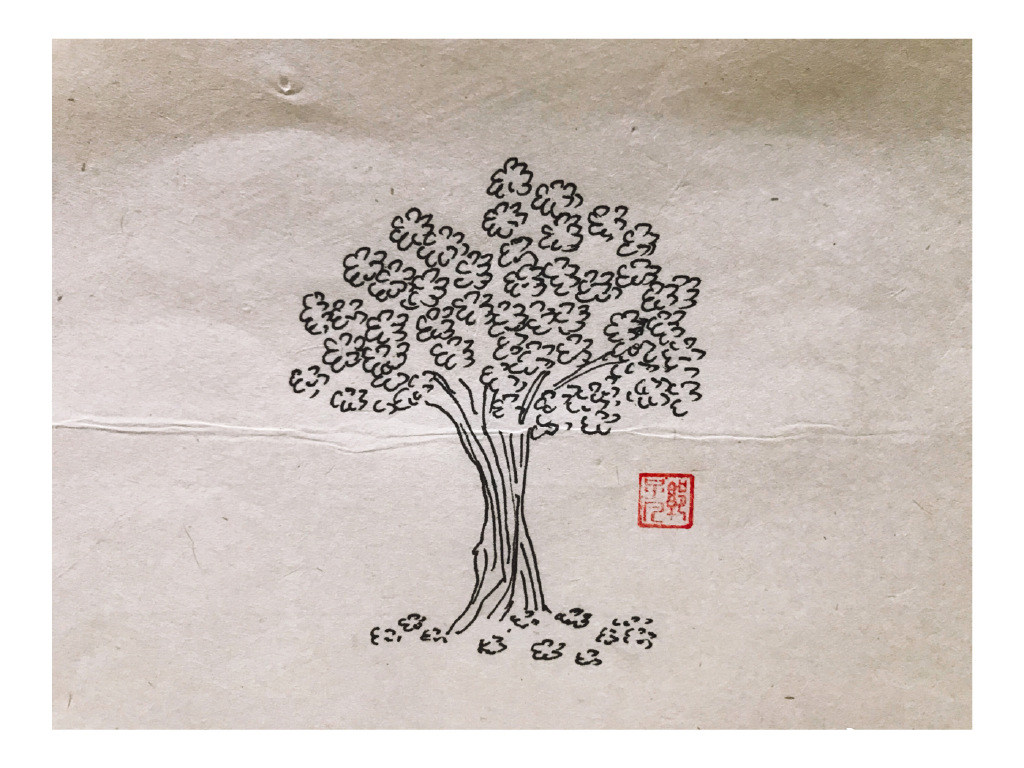 一组春天风景简笔画图片