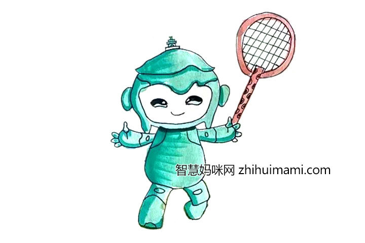 2022杭州亚运会吉祥物简笔画图片