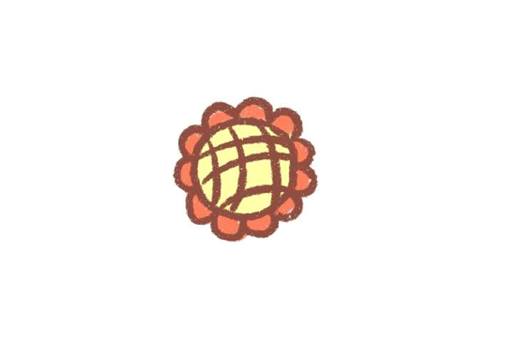 花儿朵朵十张简单好画的花朵简笔画图片