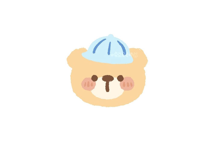 可爱熊仔怎么画