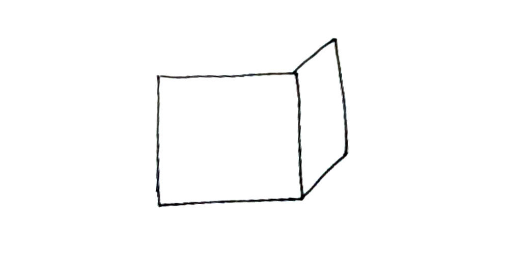 木箱简笔画画法步骤