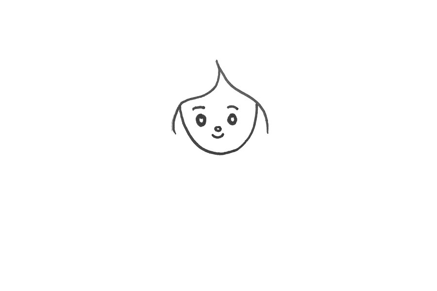 简单的美人鱼怎么画