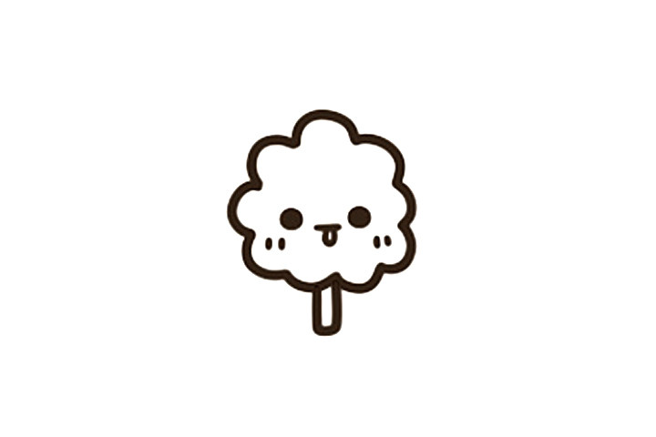 简单可爱的棉花糖怎么画