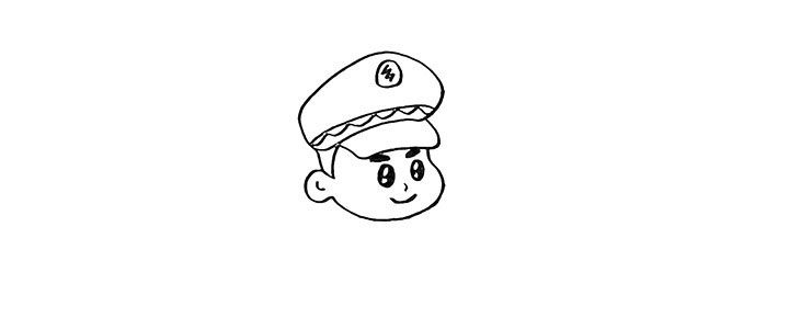 警察叔叔简笔画画法教程