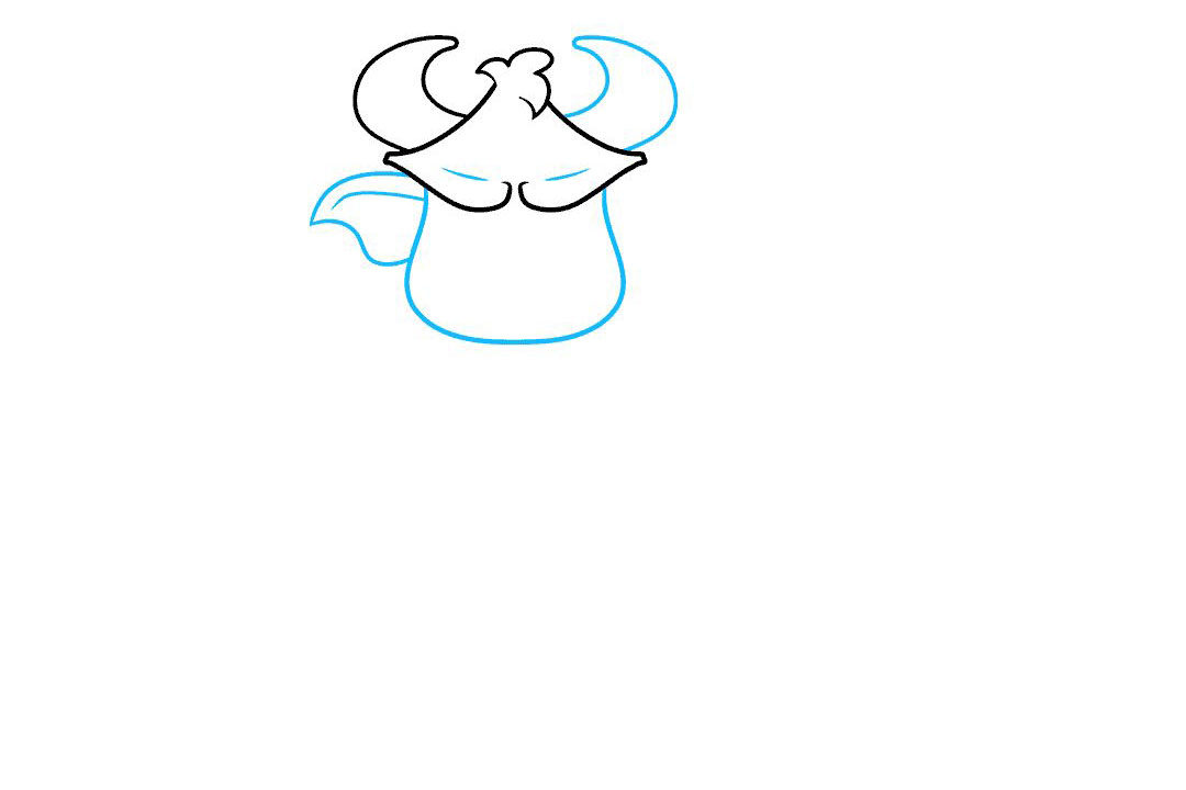 如何画卡通魔鬼简笔画