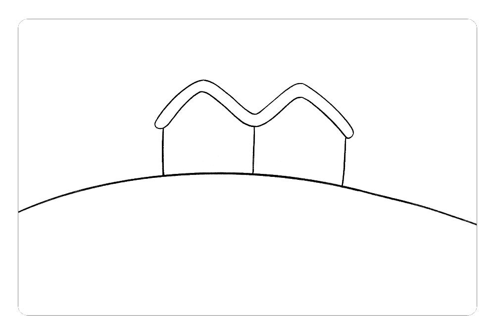 春天风景简笔画