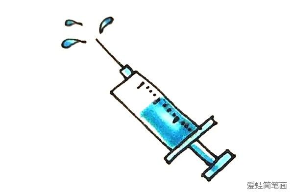 注射器简笔画的画法