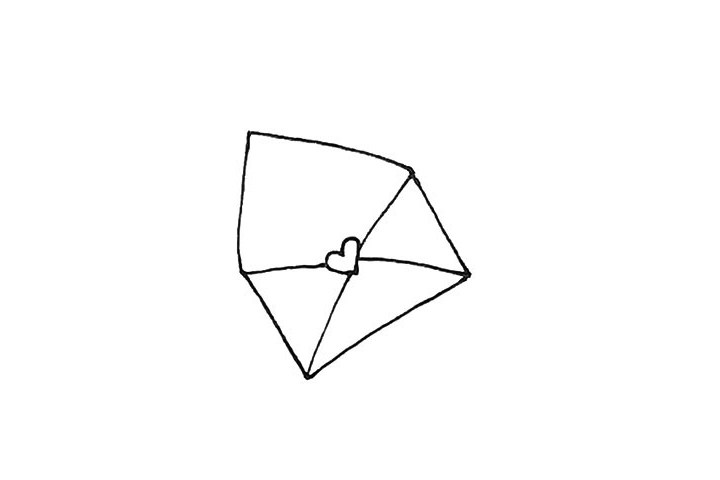信件简笔画画法步骤