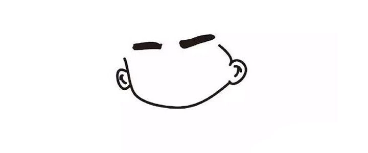 Q版李易峰简笔画画法步骤