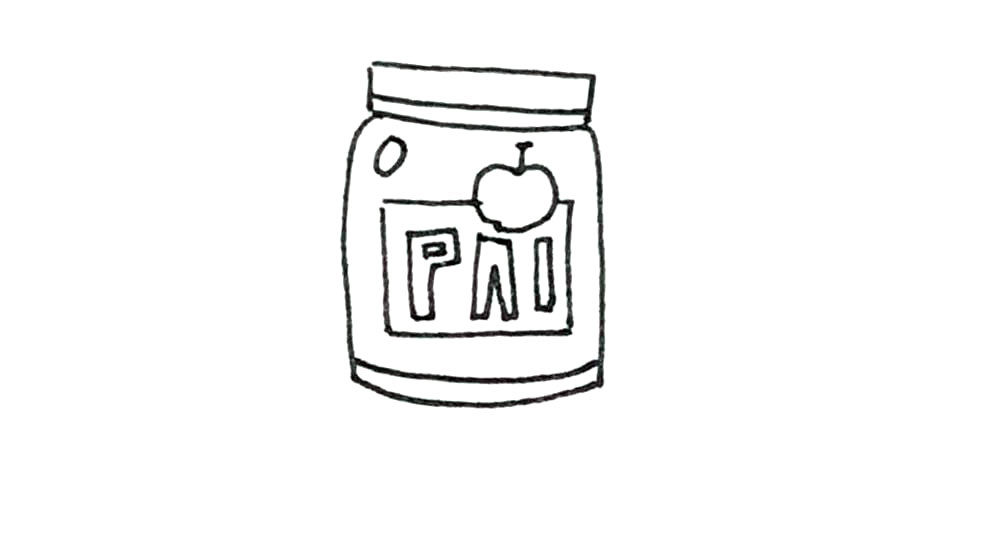 果酱简笔画画法