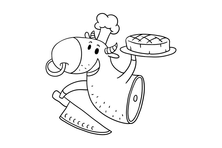 各种卡通美食的画法
