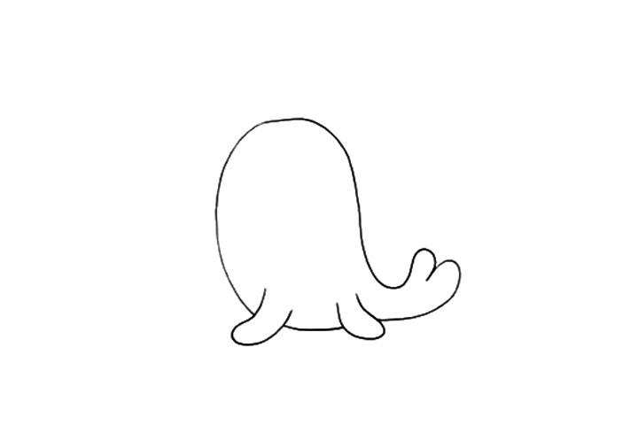 可爱的小海狮简笔画