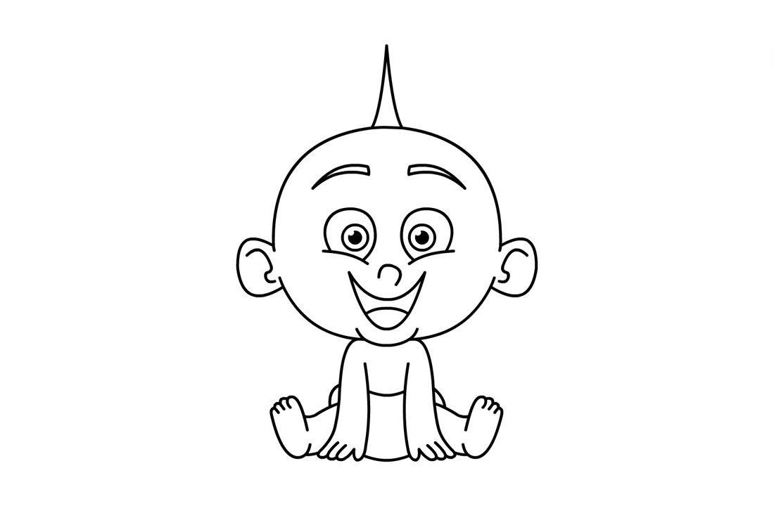 小超人巴小杰怎么画