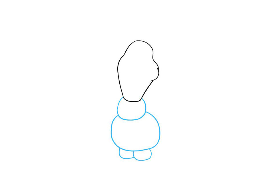 ​雪宝怎么画
