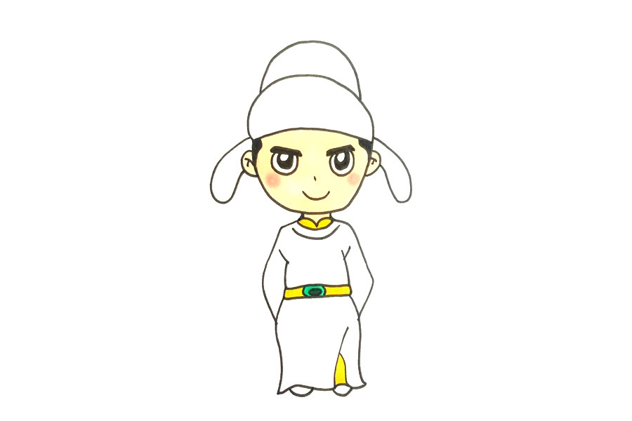 李白简笔画画法教程