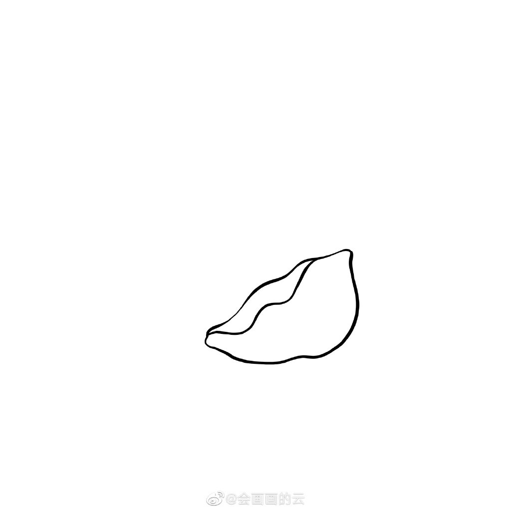 一学就会的简笔画 玫瑰花简笔画画法步骤