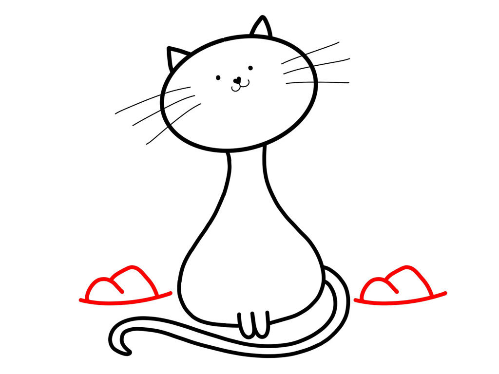小猫咪简笔画画法教程