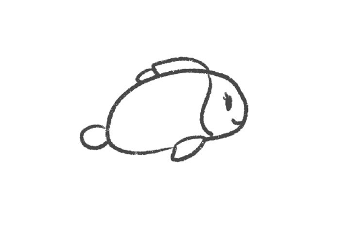 小鱼简笔画大全 小丑鱼怎么画