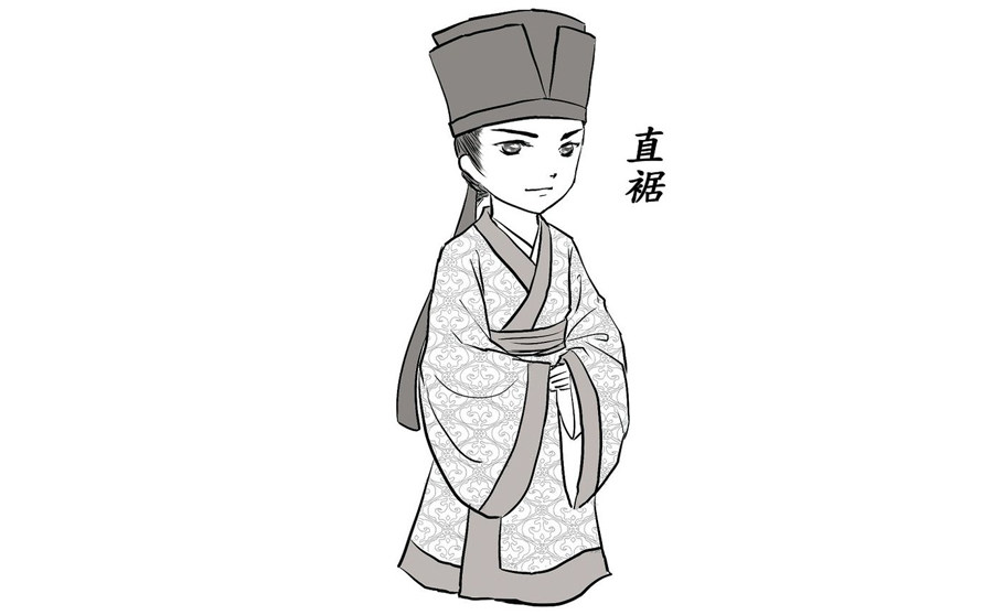 各种古代男士汉服的画法