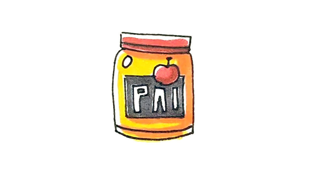 果酱简笔画画法