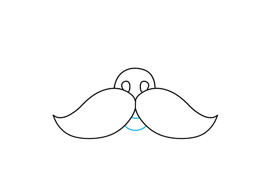 如何画大胡子