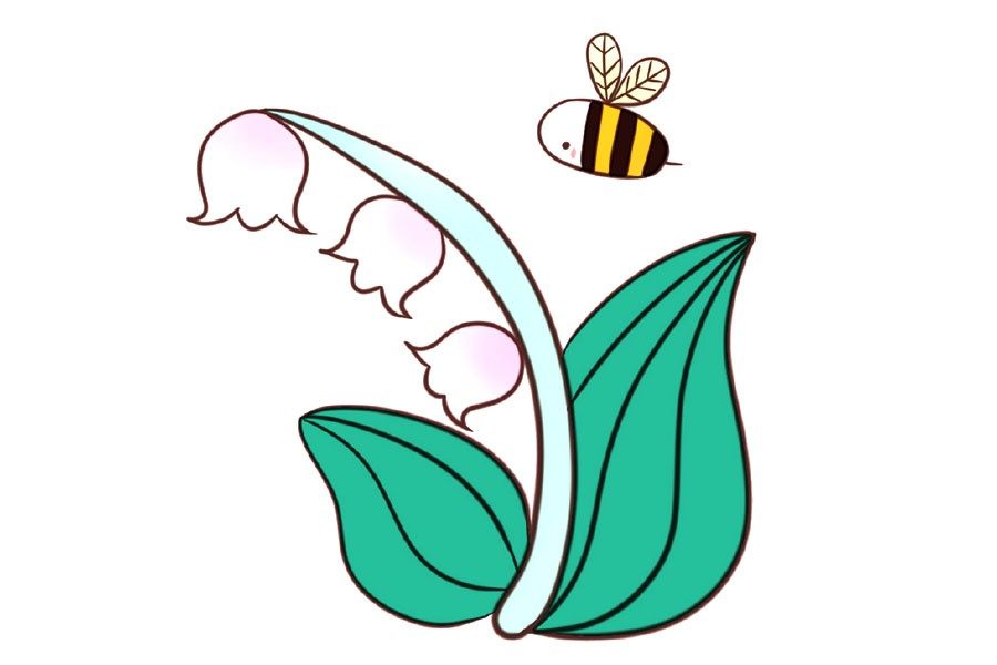 简单又漂亮的小花怎么画