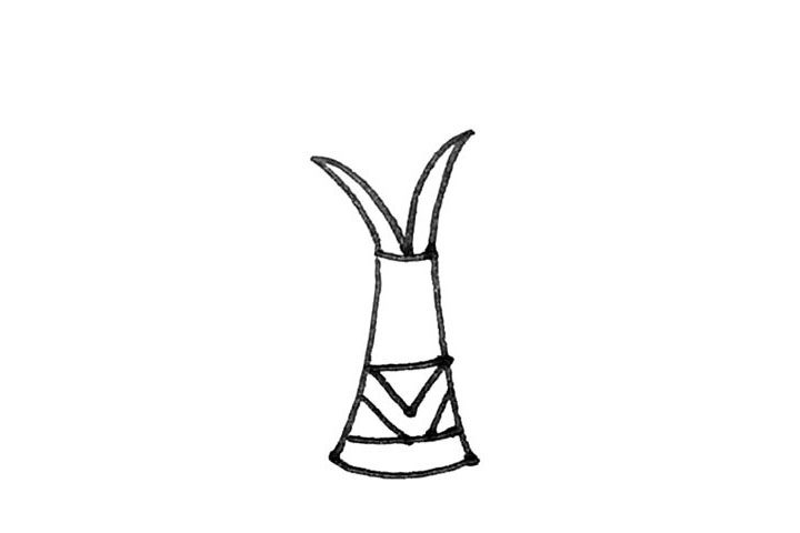 学画花瓶简笔画