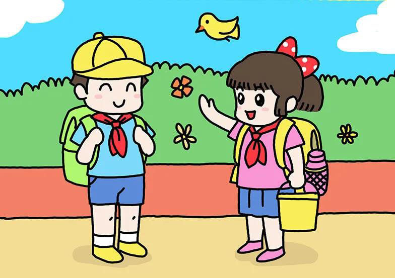 一起来画开学季简笔画吧