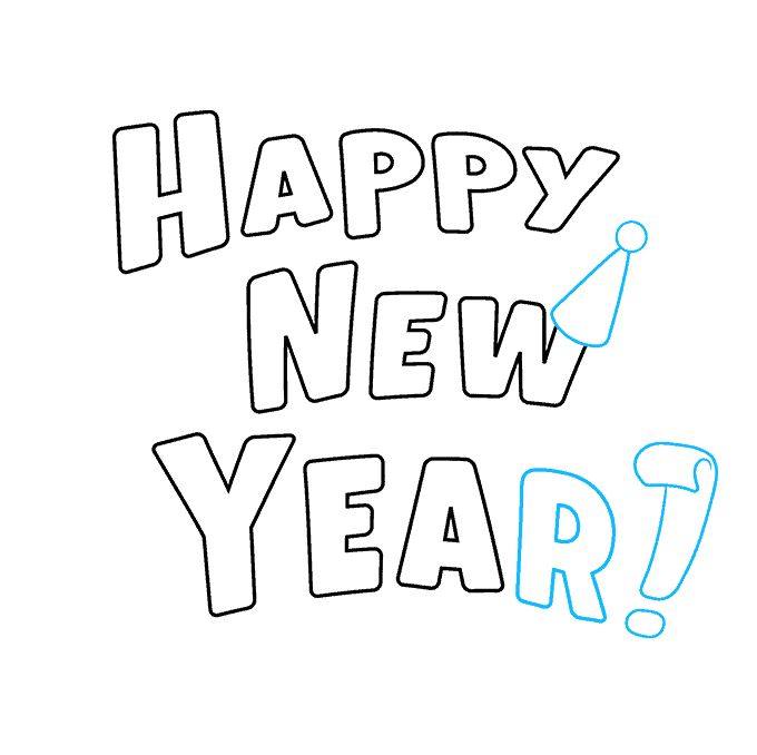 新年贺卡怎么画