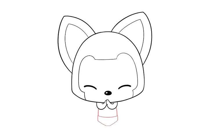 关于小狐狸阿狸简笔画教程