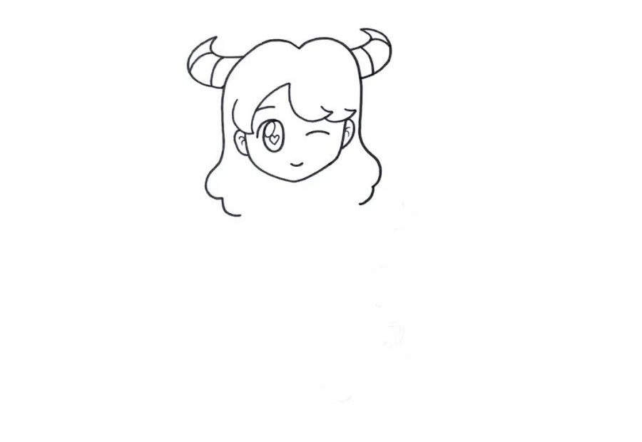 十二星座漫画人物-金牛座简笔画
