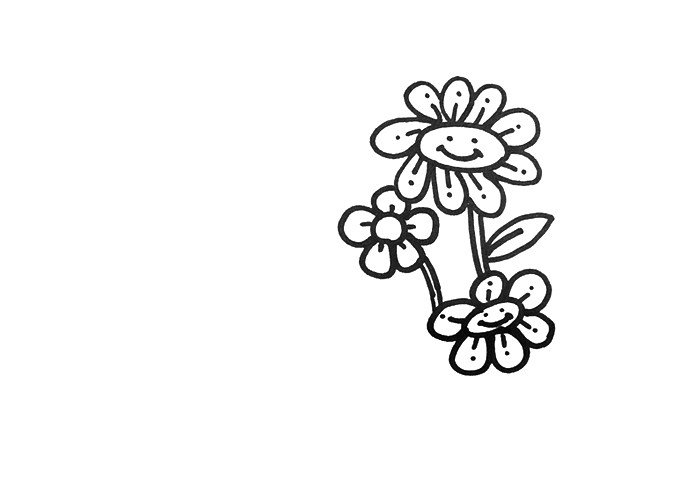 漂亮的花园怎么画