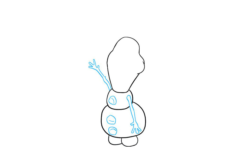 ​雪宝怎么画