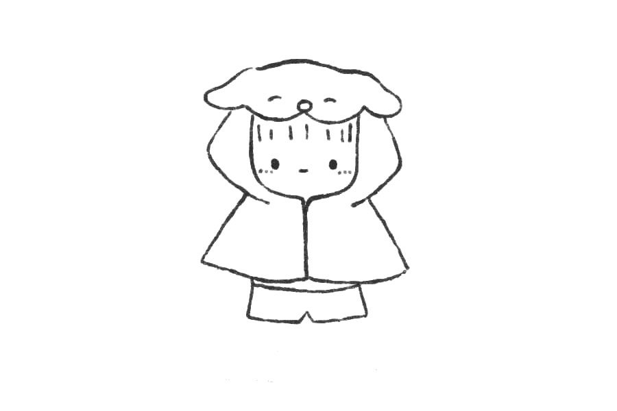穿雨衣的幼稚园崽崽