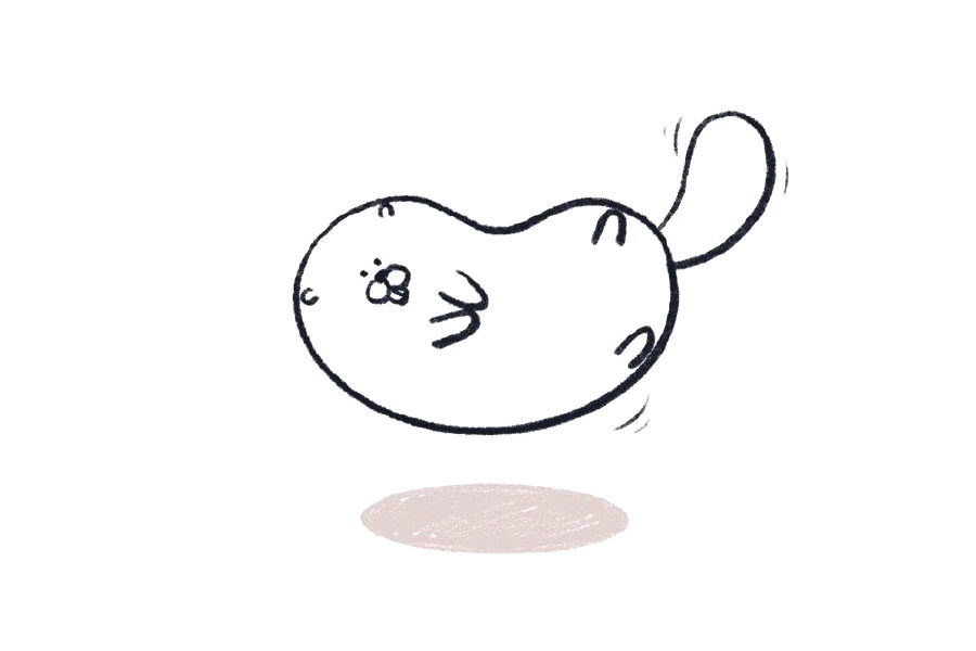 四步画出可爱水獭