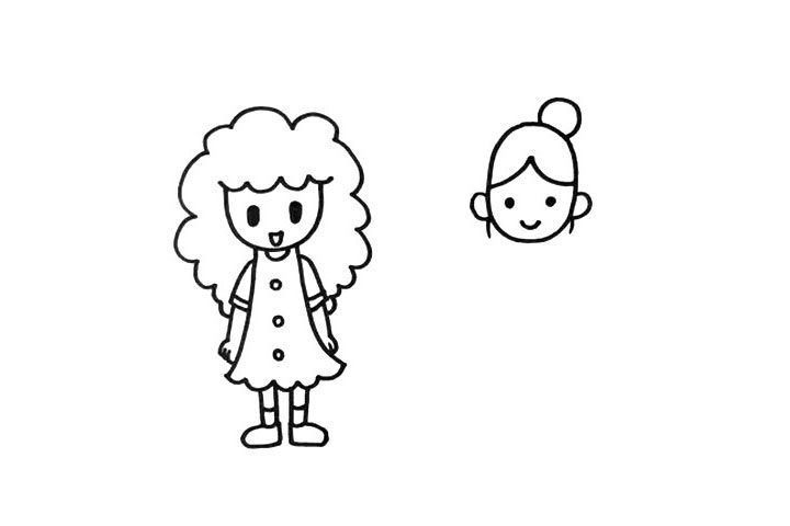 妈妈简笔画画法教程