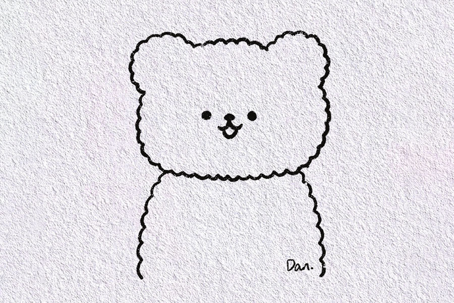 可爱的小熊简笔画怎么画简单