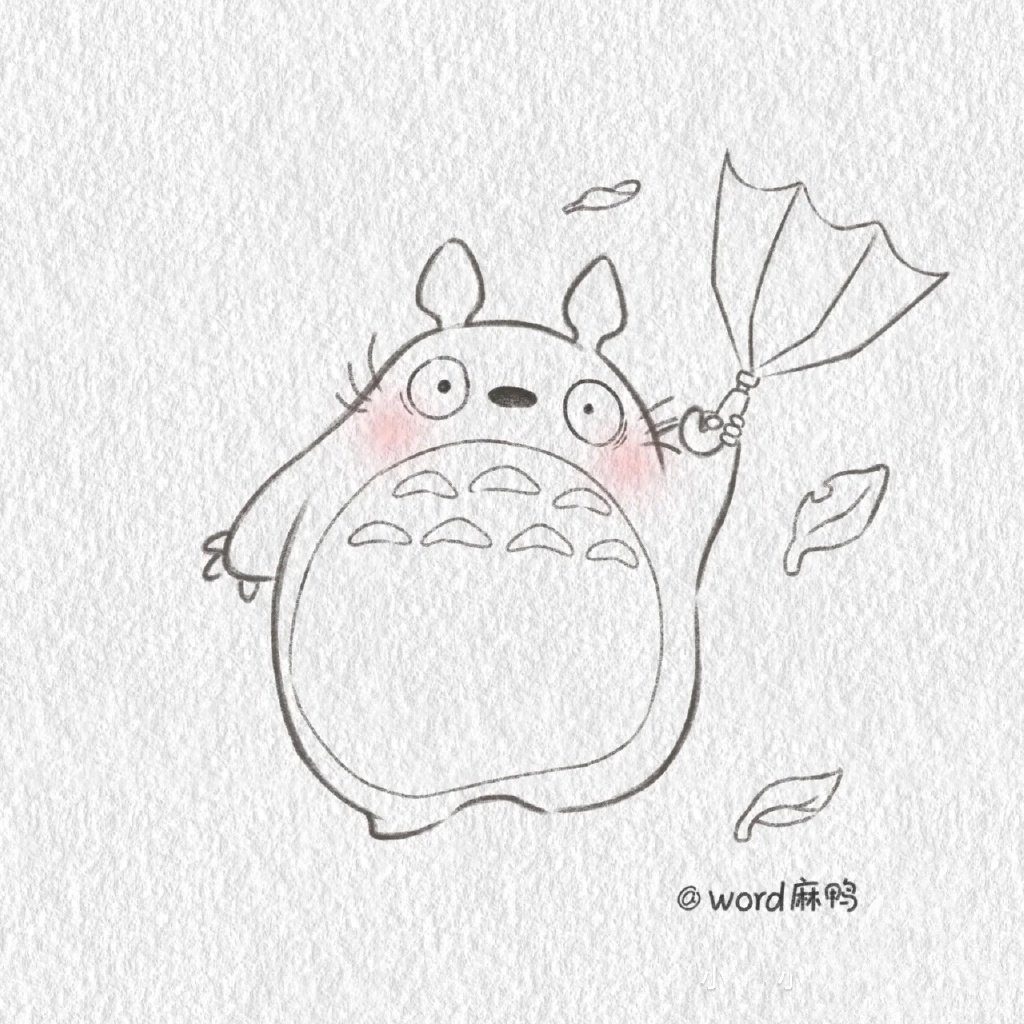 一组可爱卡通动物简笔画